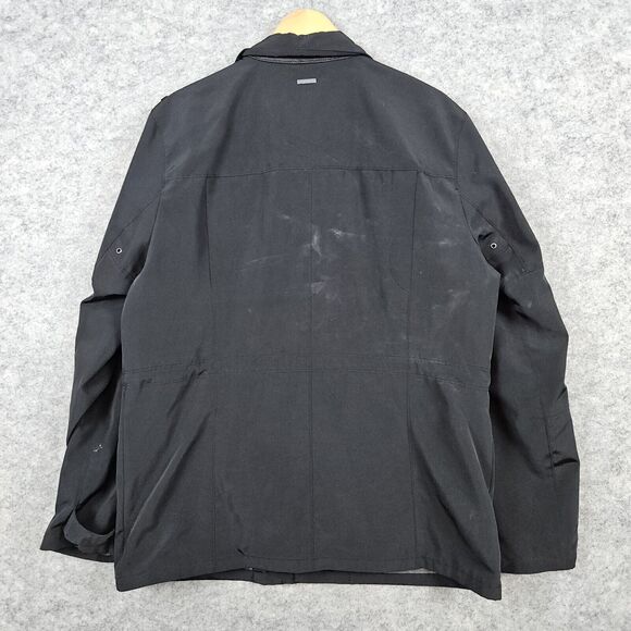 Calvin Klein Black Size L Chore Jacket/Coat Parka With 4 Front Pockets SPLOTCHES - Picture 14 of 16